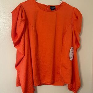 Chic Orange Blouse by Croft & Barrow